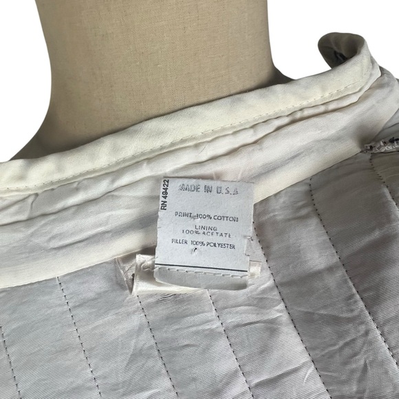 Vintage Jessica McClintock Gunne Sax quilted women's jacket SZ L - Picture 4 of 9